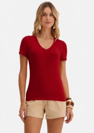 Blusa Feminina Justa Flor de Lis
