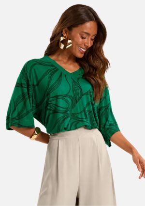 Blusa Feminina Em Viscotorcion Rovitex