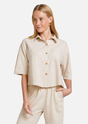 Camisa Feminina Manga Longa Sarja Hering