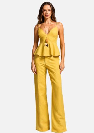 Calça Reta Com Bolso Faca Sommer