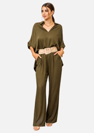 Conjunto Feminino Blusa E Calça Brenda Zezzu