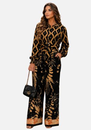 Conjunto Feminino Cropped E Calça Closet Divino
