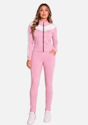 Conjunto Feminino Moletinho Rosa Claro Closet Divino