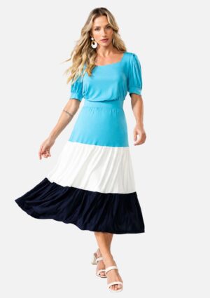 Conjunto Feminino Com Saia Midi Color Endless