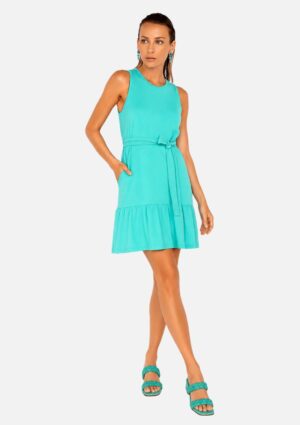 Vestido Solto Curto Flor De Lis
