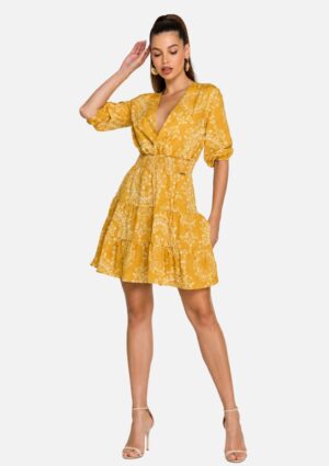 Vestido Curto Onça Preta