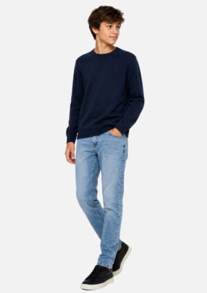Blusa Juvenil Menino Linho Manga Longa Pitt 