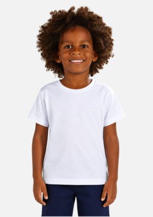 Camiseta Infantil Básica Branca FBR