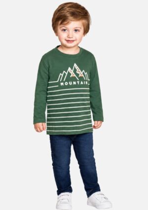 Camiseta Manga Longa Infantil Masculina Milon