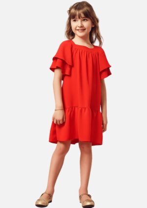 Vestido em Air Flow Kukiê