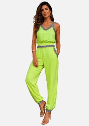 Conjunto Feminino Cropped Regata E Calça Franciele Morezzi
