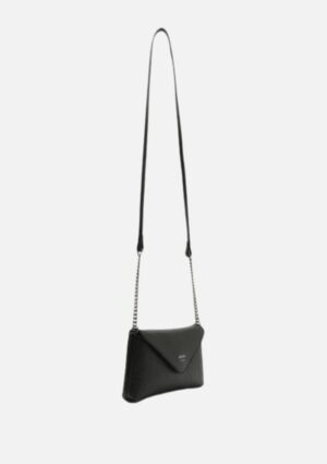 Bolsa Tiracolo Preta Giorno Pequena Envelope Arezzo