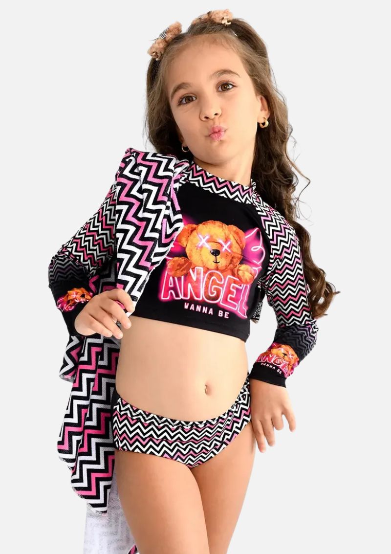 Conjunto De Banho Infantil Proteção Fps 50 Marujos E Sereias (1)