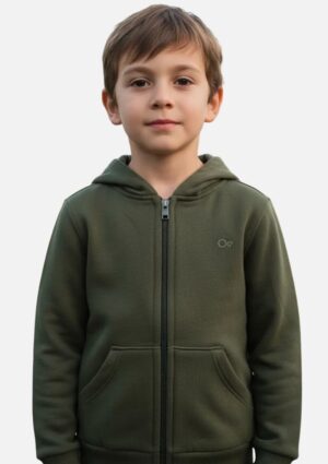 Jaqueta Juvenil Essencial Verde Ogochi