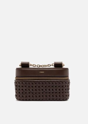 Bolsa Tiracolo Marrom Couro Pequena Marrom Arezzo
