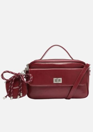 Bolsa Tiracolo Média Bag Charm Atacador Vermelha Anacapri