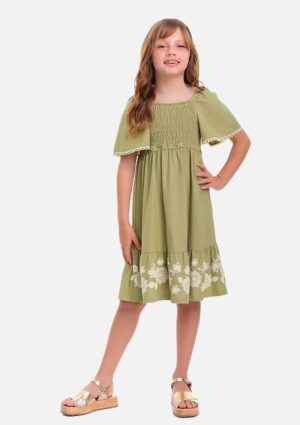 Vestido Malha Florence Verde Fakini