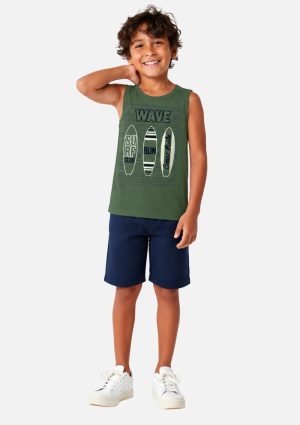 Conjunto InfantoJuvenil Menino Estampado Kyly